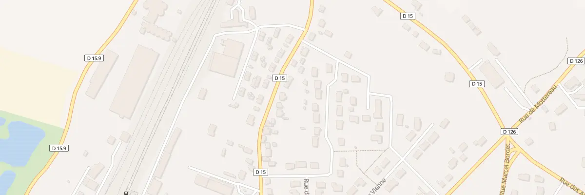 Plan du 84 Rue de Frazé à Brou