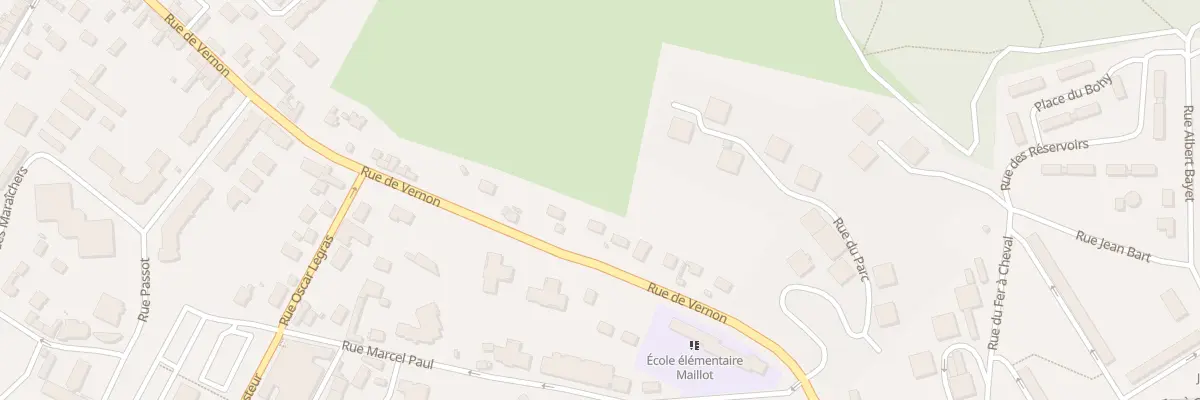Plan du 45T Rue de Vernon à Évreux