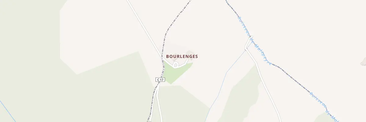 Plan du 1040 Rte Bourlenges à Durfort-Lacapelette