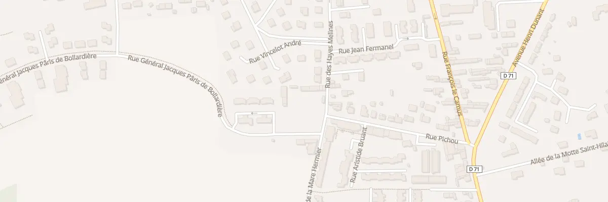 Plan du 45 Rue des Hayes Melines à Louviers