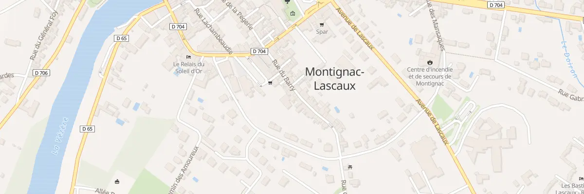 Plan du 20 Rue du Barry à Montignac-Lascaux
