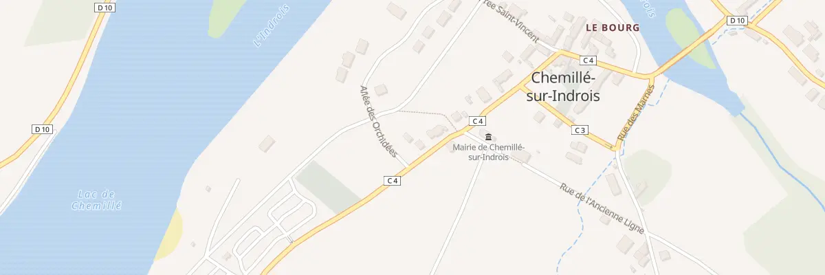 Plan du 16 Rue Henry de Marsay à Chemillé-sur-Indrois