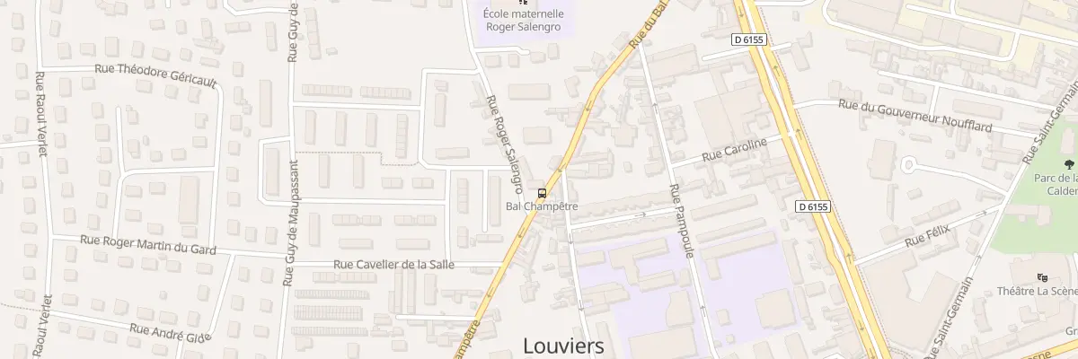Plan du 83 Rue du Bal Champêtre à Louviers