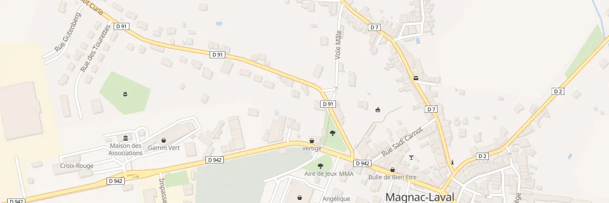 Plan du 5443 Av Joliot Curie à Magnac-Laval