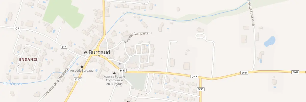Plan du 4 Rue du Puits au Burgaud
