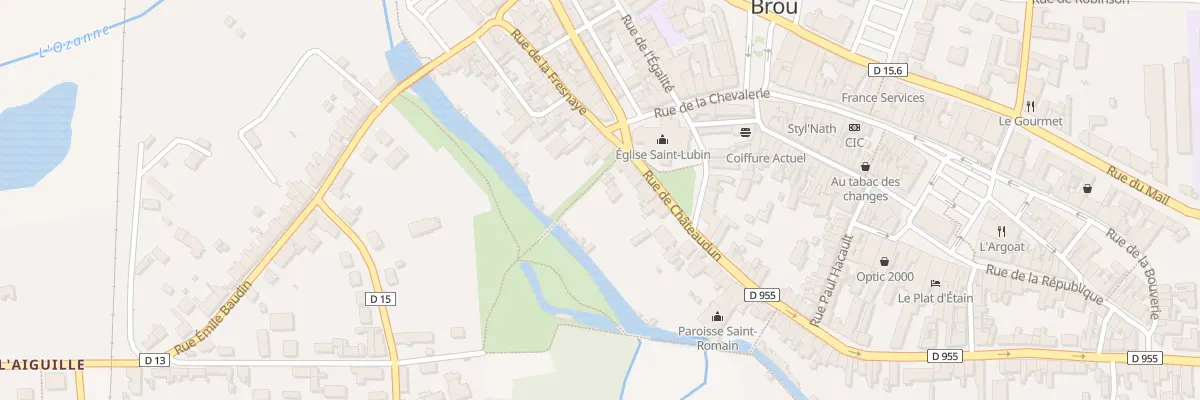 Plan du 12 Rue de Châteaudun à Brou