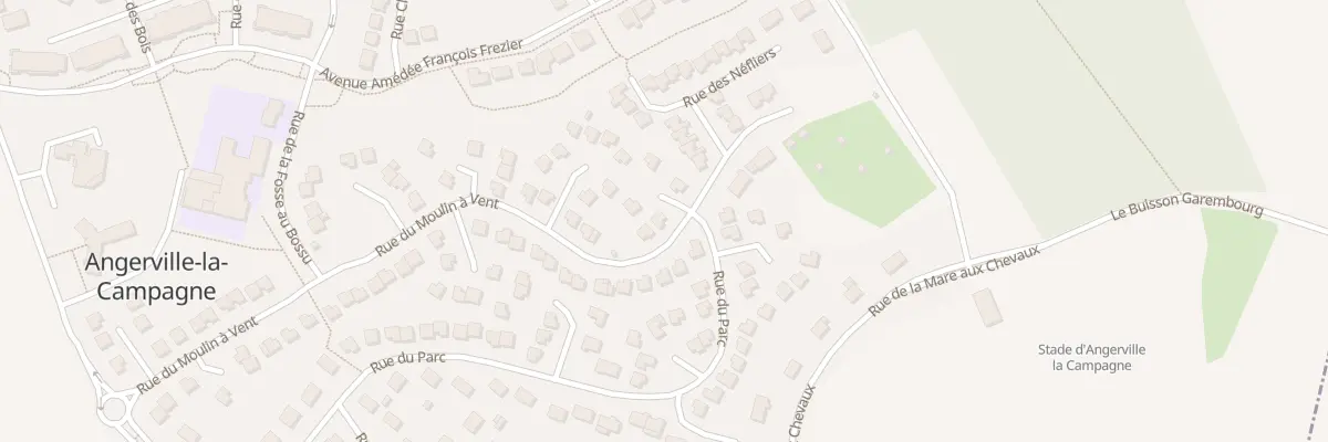 Plan du 29 Rue du Moulin à Vent à Angerville-la-Campagne