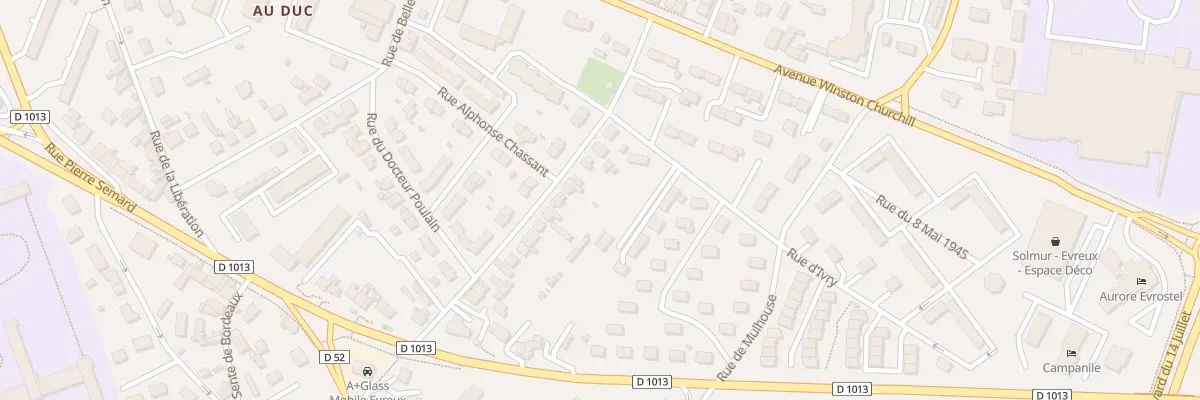 Plan du 24 Rue Hector Ridel à Évreux