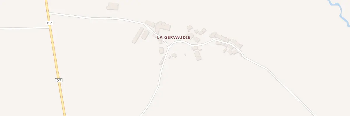Plan du 1 La Gervaudie à Magnac-Laval