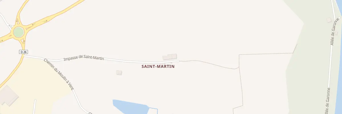 Plan du 5126 Saint Martin à Bourret