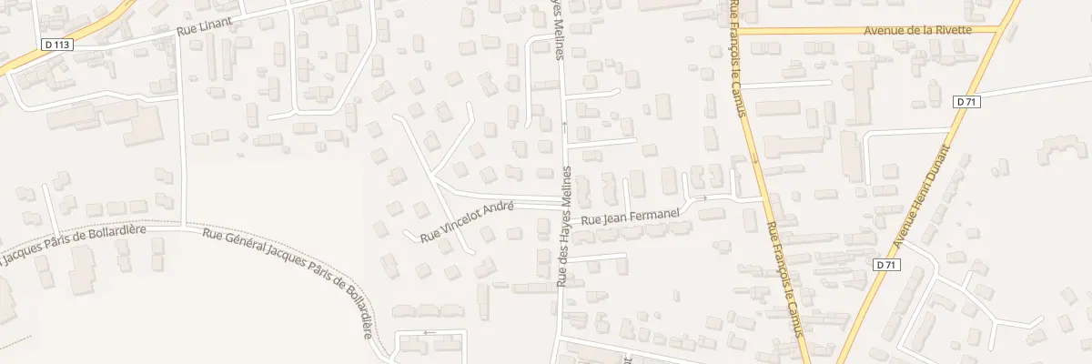 Plan du 33 Rue des Hayes Melines à Louviers