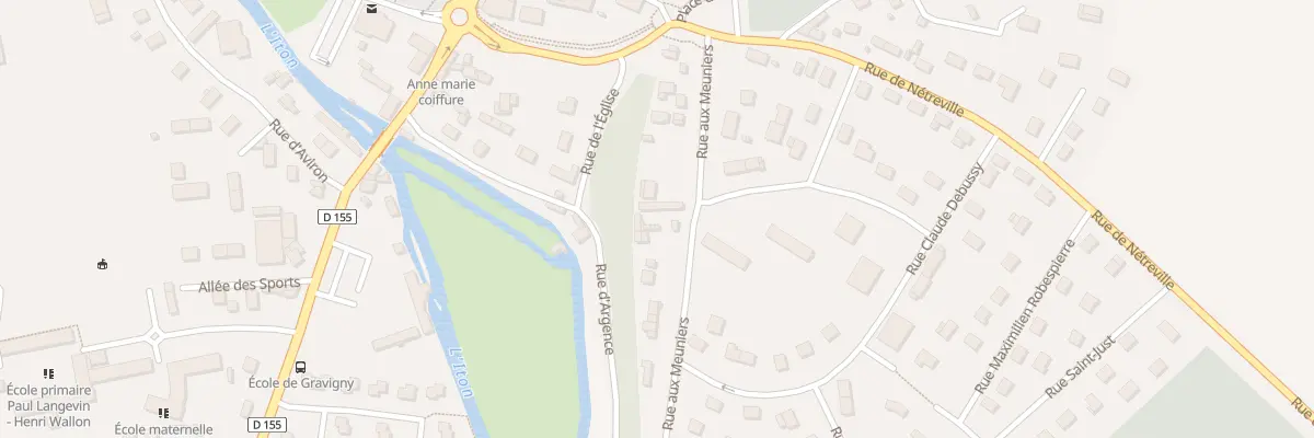 Plan du 8 Rue aux Meuniers à Gravigny
