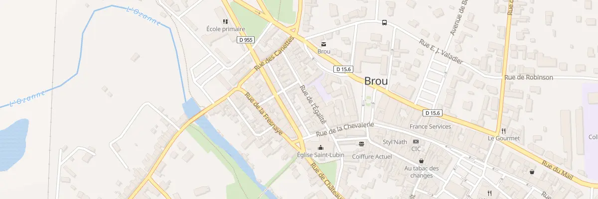 Plan du 13 Rue de l’Egalité à Brou