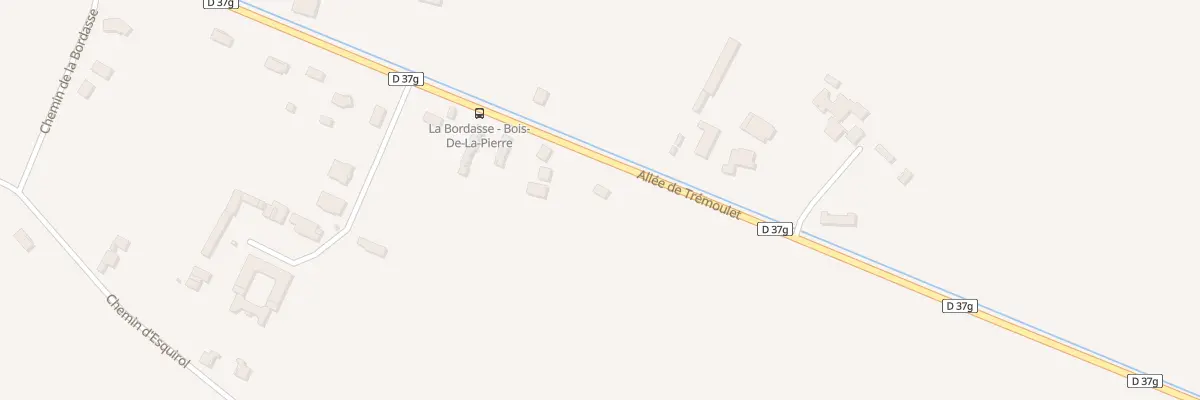 Plan du 5010F La Bordasse à Bois-de-la-Pierre
