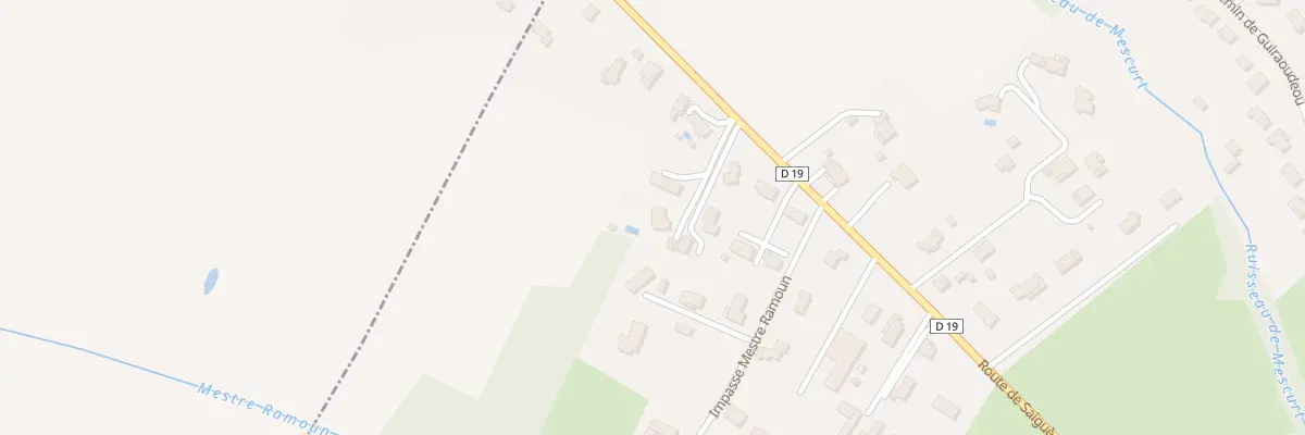 Plan du 953 Rte de Saiguède à Saint-Lys