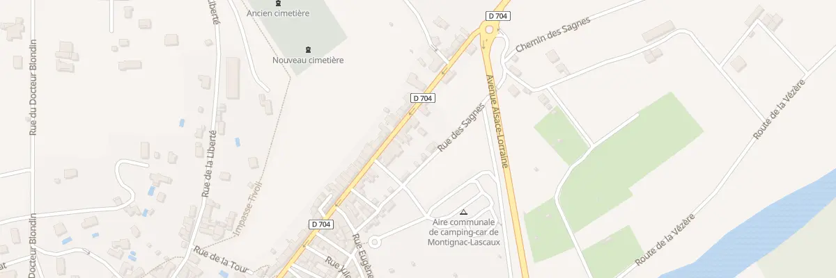 Plan du 70 Rue de Juillet à Montignac-Lascaux