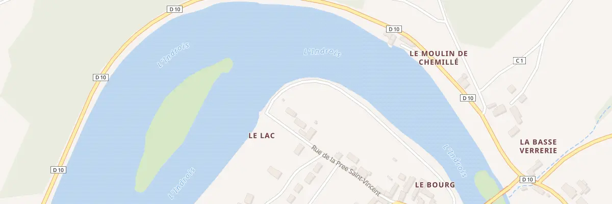 Plan du 20 Rue de la Pree St Vincent à Chemillé-sur-Indrois