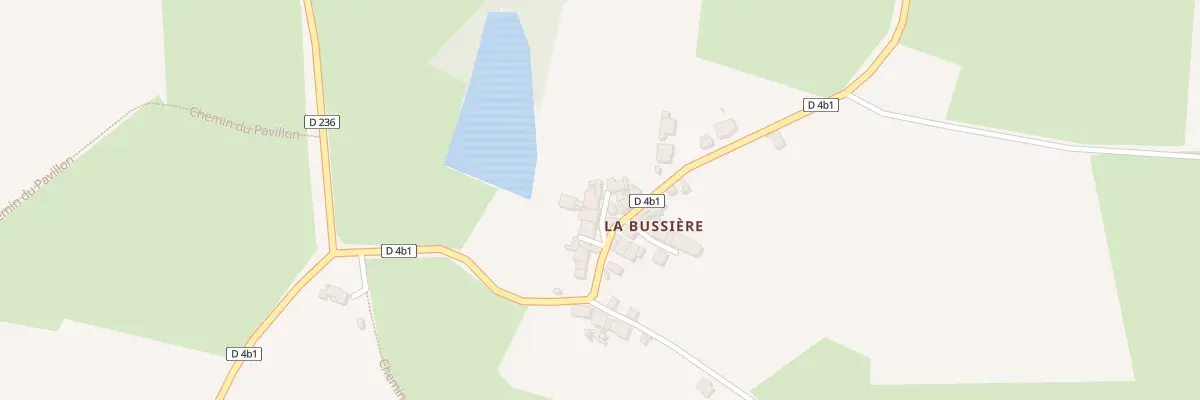 Plan du 13 La Bussiere à Droux
