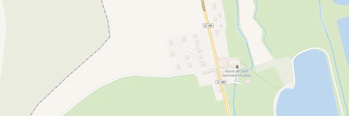 Plan du 8 All de la Varenne à Saint-Germain-d’Étables
