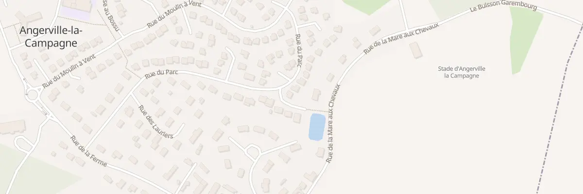 Plan du 28 Rue du Parc à Angerville-la-Campagne
