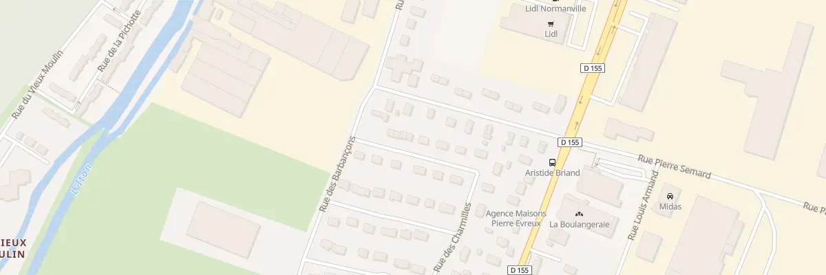 Plan du 13 Rue des Aubépines à Gravigny