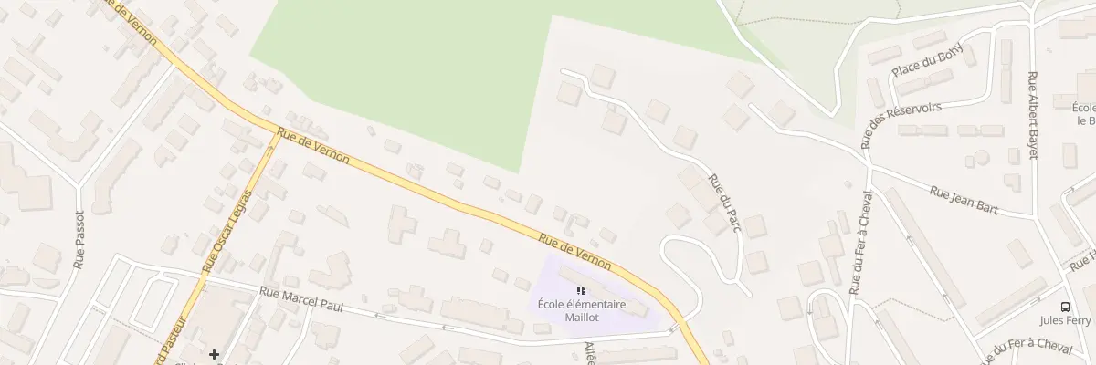 Plan du 47 Rue de Vernon à Évreux