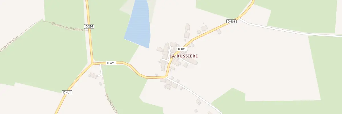 Plan du 15 La Bussiere à Droux