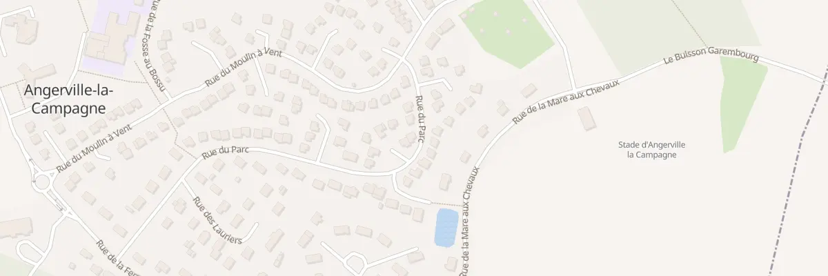 Plan du 33 Rue du Parc à Angerville-la-Campagne