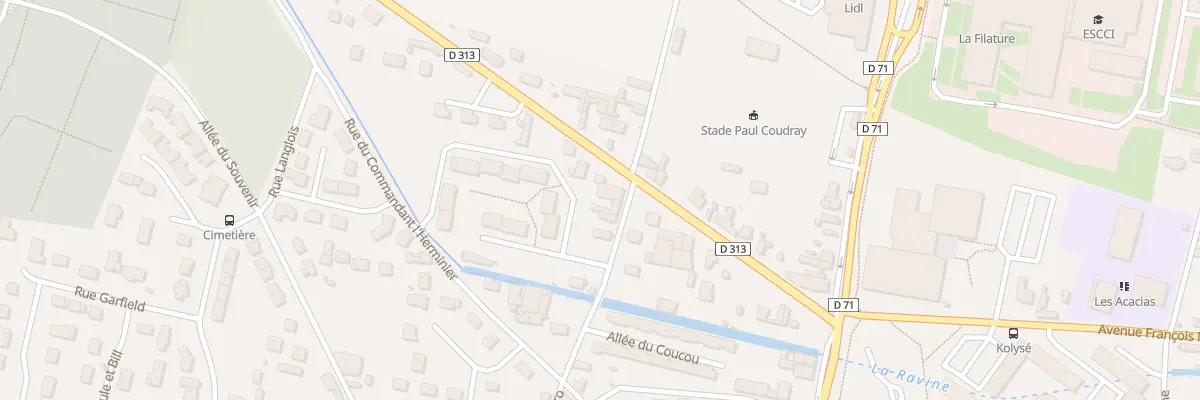 Plan du 87B Rue Roger Salengro à Louviers