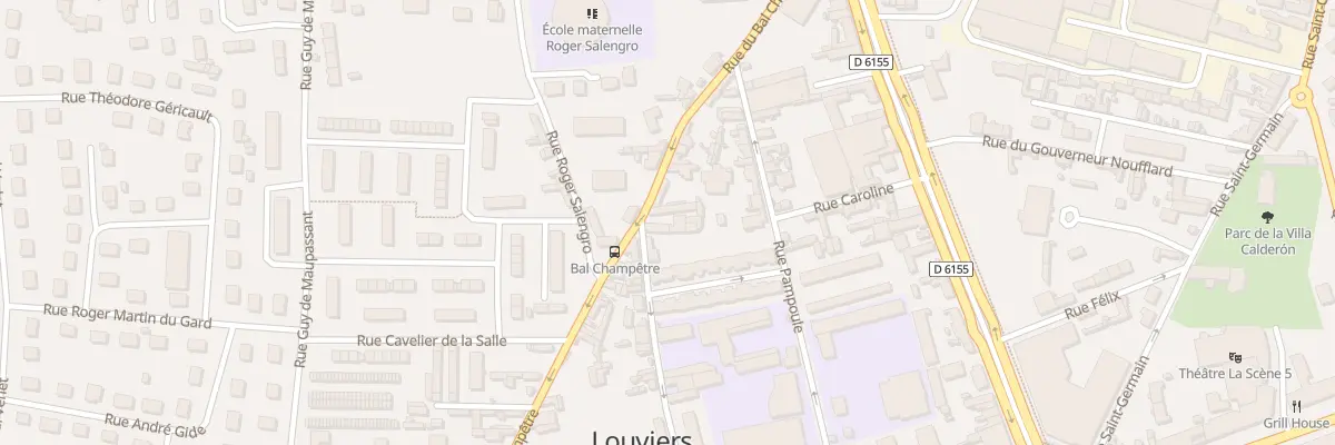 Plan du 70 Rue du Bal Champêtre à Louviers