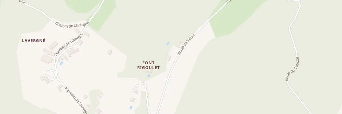 Plan du 2080 Rte de Vezac à Saint-André-d’Allas