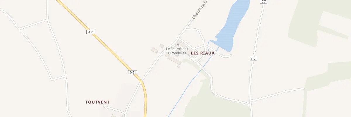 Plan du 5130 Les Riaux à Ruffec