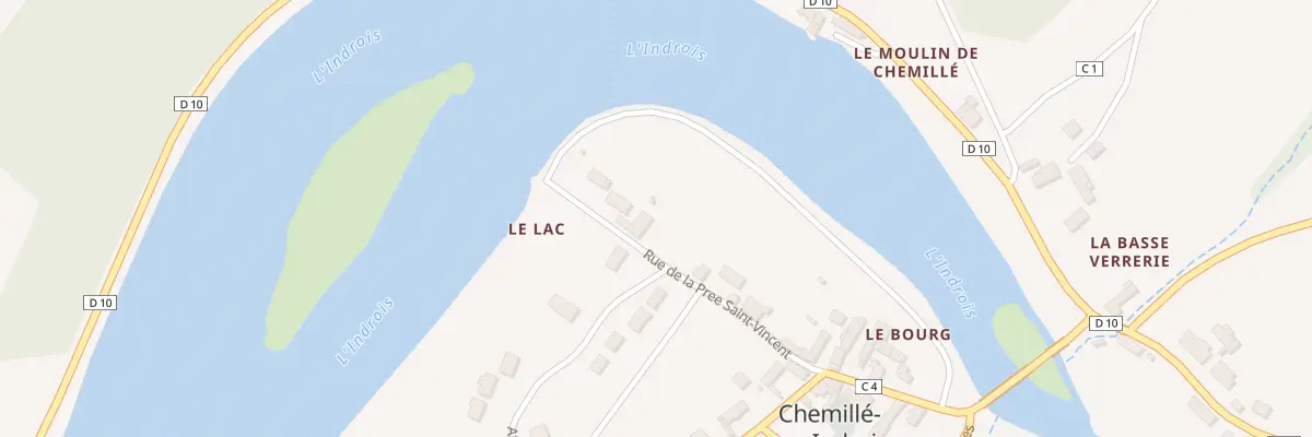 Plan du 16 Rue de la Pree St Vincent à Chemillé-sur-Indrois