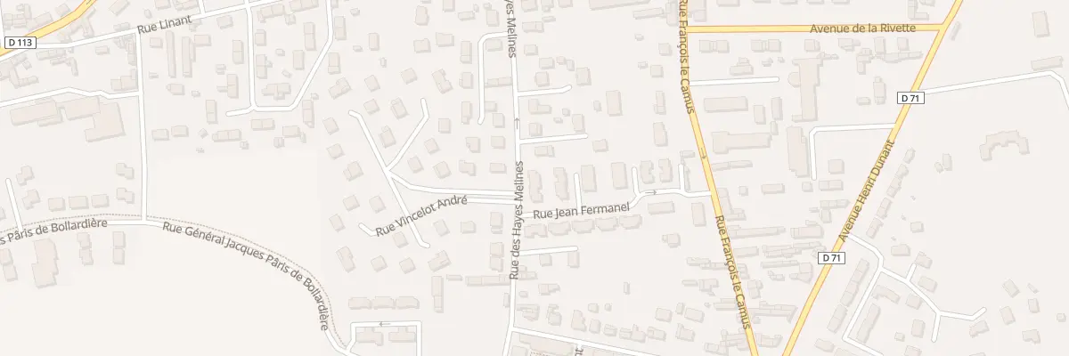 Plan du 28 Rue des Hayes Melines à Louviers