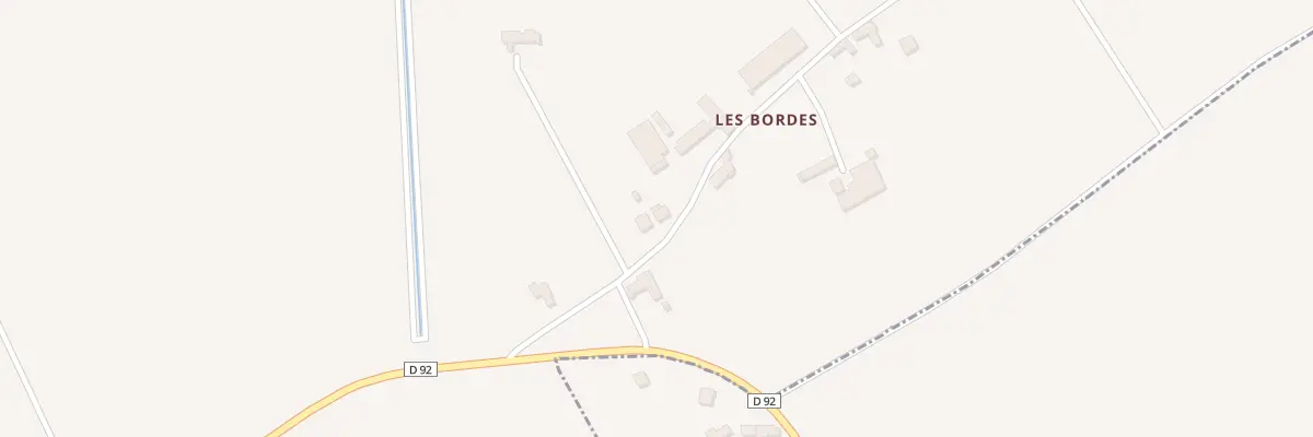 Plan du 9 Les Bordes à Rocé