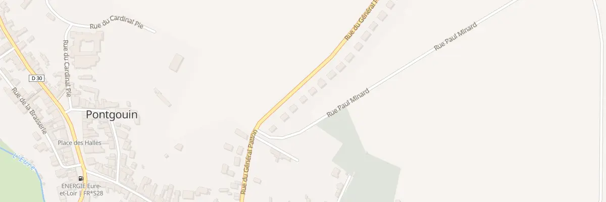 Plan du 20 Rue du Général Patton à Pontgouin