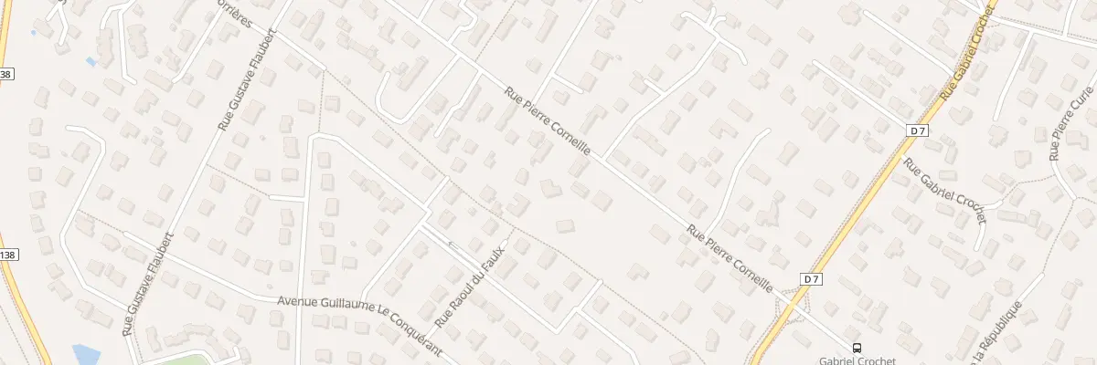 Plan du 235 Rue Pierre Corneille à Franqueville-Saint-Pierre
