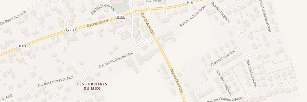 Plan du 3 Rue des Forières du Midi à Petit-Caux