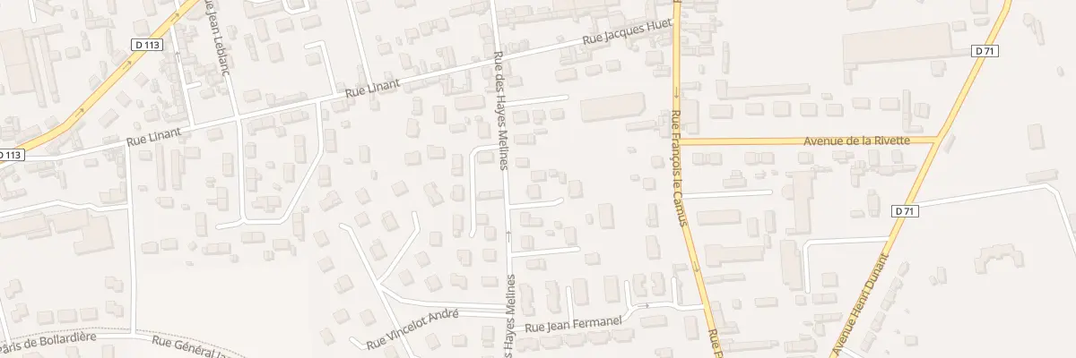 Plan du 20 Rue des Hayes Melines à Louviers