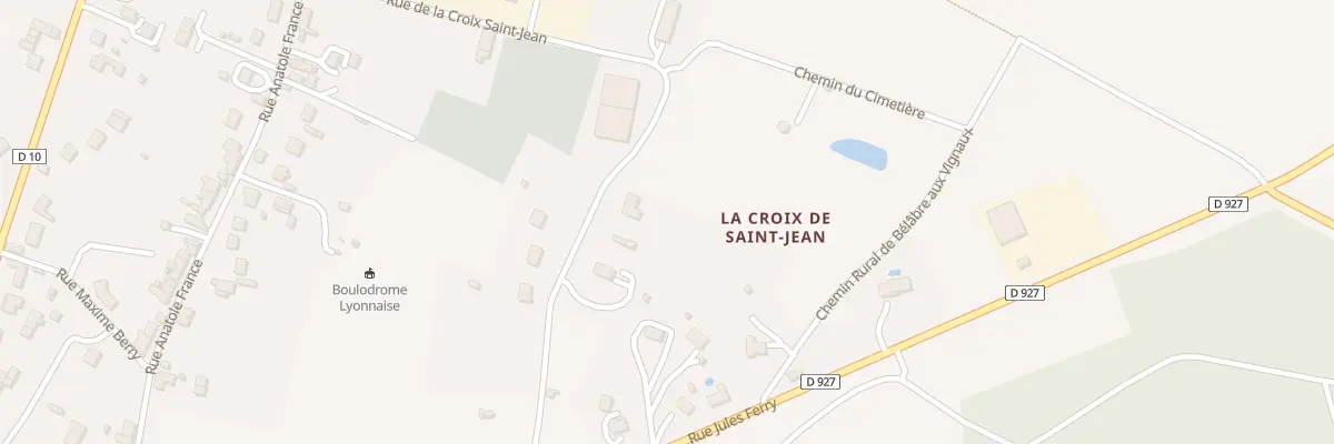 Plan du 4 Rue de la Croix St Jean à Bélâbre