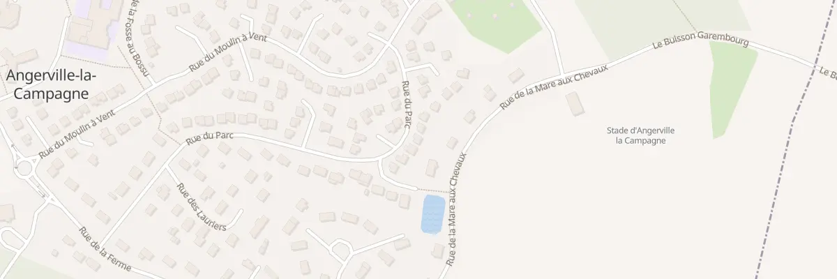 Plan du 34 Rue du Parc à Angerville-la-Campagne
