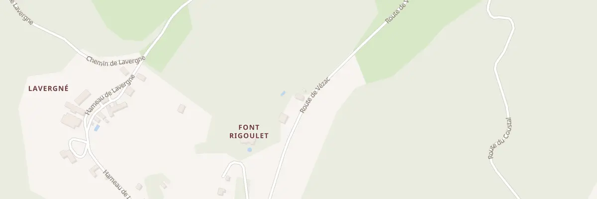 Plan du 2070 Rte de Vezac à Saint-André-d’Allas