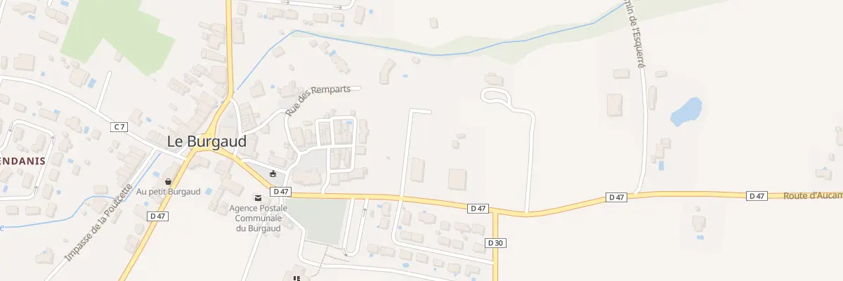 Plan du 4 Imp des Champs des Caulets au Burgaud