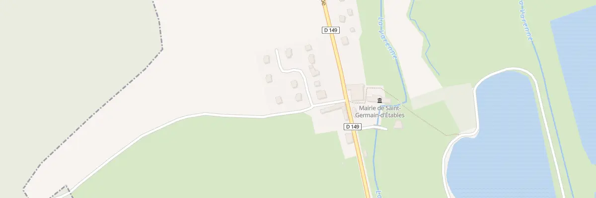 Plan du 2 All de la Varenne à Saint-Germain-d’Étables