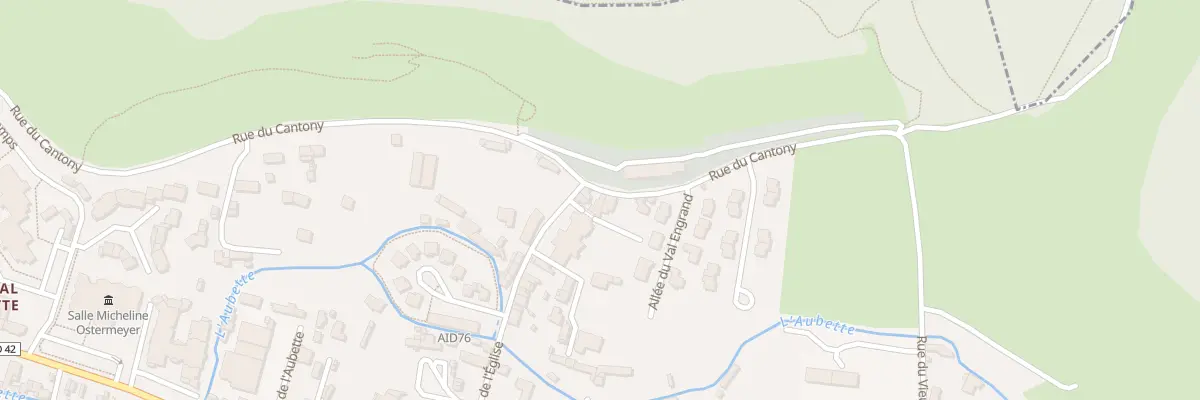 Plan du 9 Rue Cantony à Saint-Léger-du-Bourg-Denis