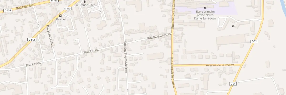 Plan du 9207 Rue des Hayes Melines à Louviers