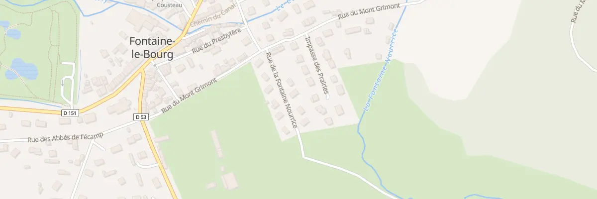 Plan du 128 Rue de la Fontaine Nourrice à Fontaine-le-Bourg