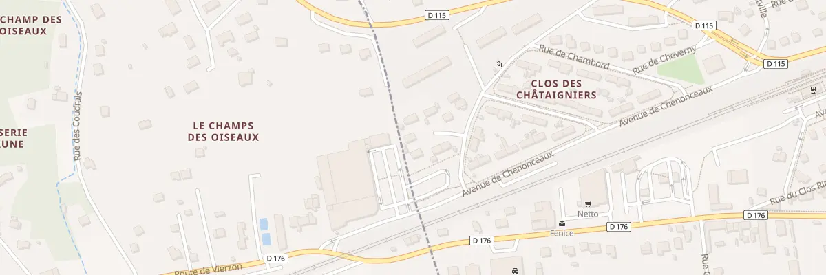 Plan du 7 All des Fougères à Montrichard Val de Cher