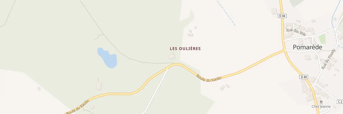 Plan du 5057 Oulieres à Pomarède