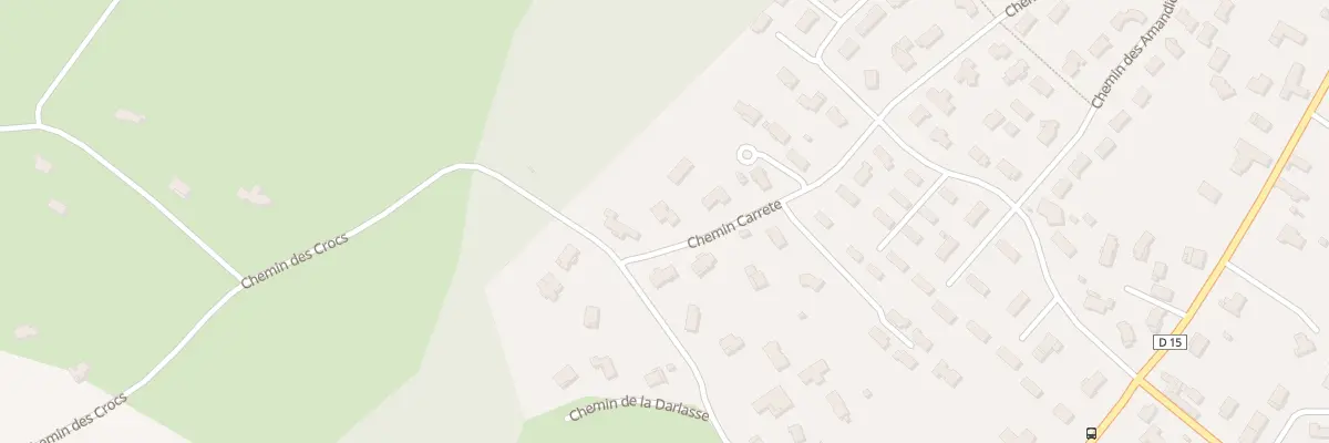 Plan du 890 Che Carrete à Bérat